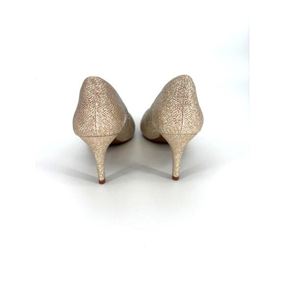 Dream Pairs 3” Heel Pointed Toe Pumps in Gold – Size 9 - Picture 5 of 6